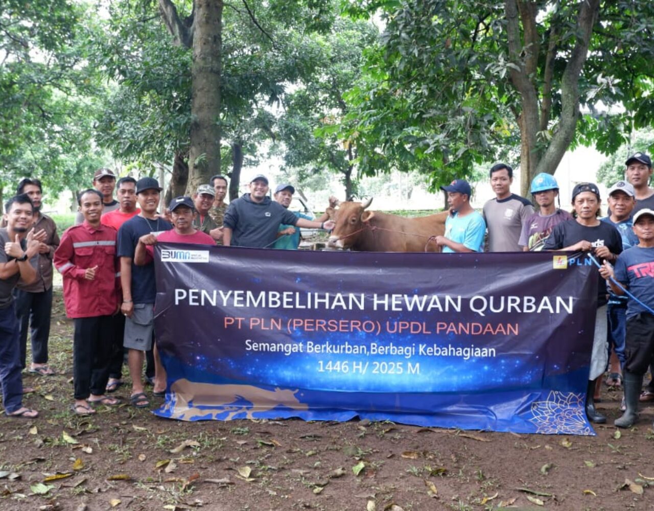 Semangat Berkurban dan Berbagi Kebahagiaan, PLN UPDL Pandaan Laksanakan Kurban Iduladha 1446 Hijriah