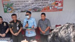 Wali Kota Wahyu Hidayat Hadiri Pemusnahan Barang Bukti di Kejari Kota Malang