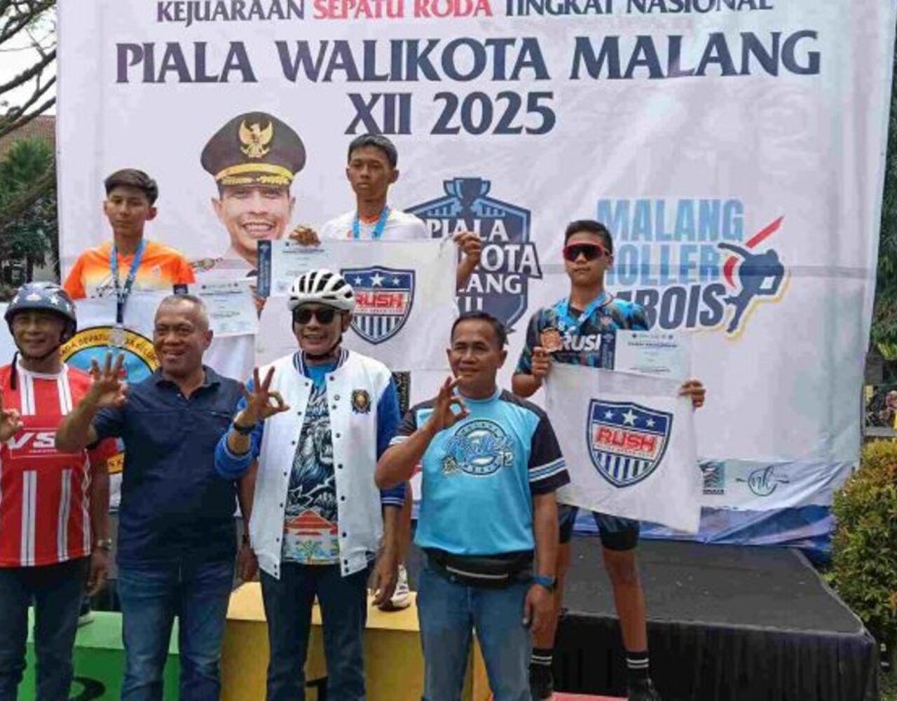 Wahyu Hidayat Pantau Langsung Kejuaraan Sepatu Roda Piala Wali Kota Malang XII 2025