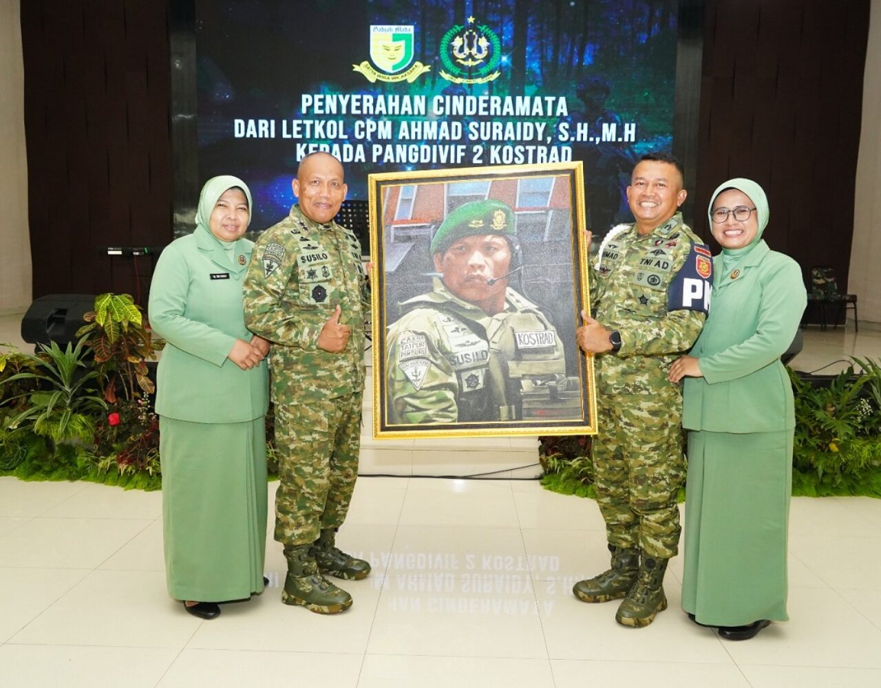 Penyerahan Jabatan Dandenpom Divif 2 Kostrad