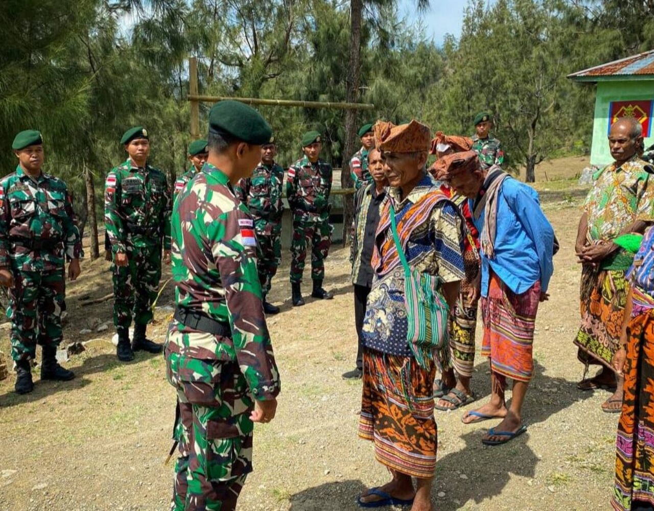 Menuju Tapal Batas, Dansatgas Pamtas RI-RDTL Kunjungi Pos Manusasi