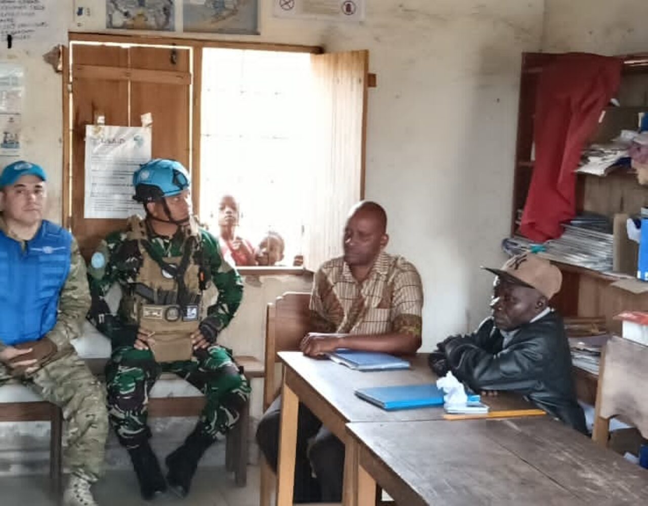 Yonif 412 Satgas Indo RDB XXXIX-G mengalirkan harapan para pengungsi di Kongo