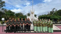 Personel Korum Batalyon Arhanud 2 Kostrad Laksanakan Ziarah di TMP Untung Suropati