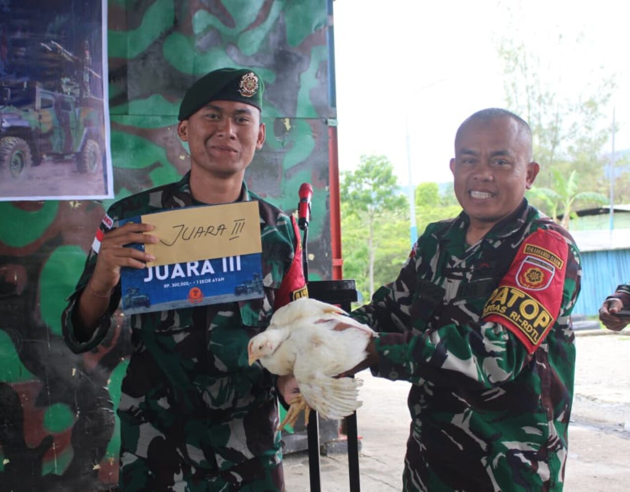 Peringati HUT ke-79: Satgas Pamtas Yonarhanud 2 Kostrad Gelar Syukuran