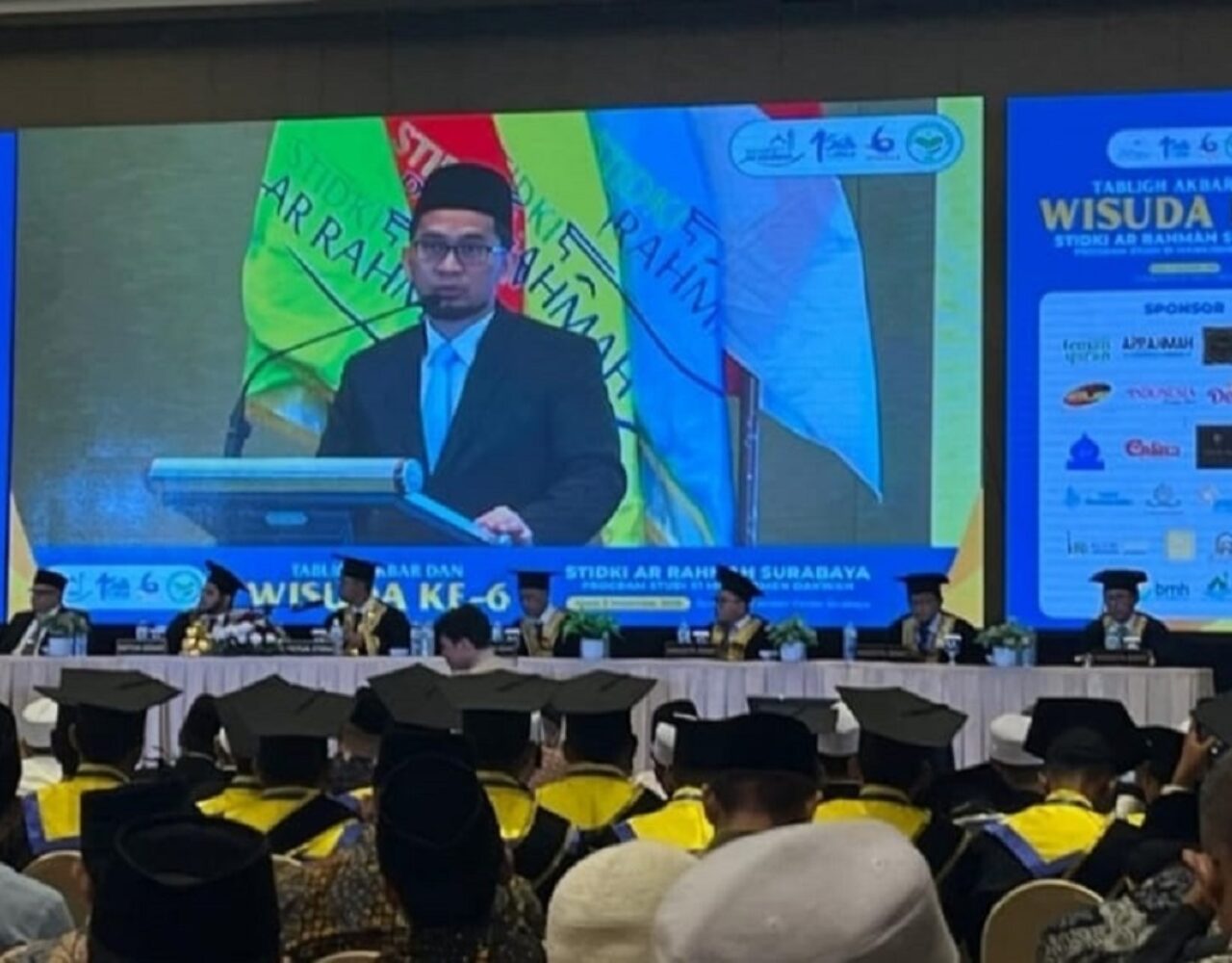 30 Hafidz dan 13 Sanad,  Wisudawan ke-6 STIDKI Ar Rahmah Surabaya Sudah Memakmurkan Masjid se Indonesia