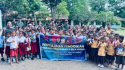 Peduli Generasi Muda, Satgas Pamtas Yonarhanud 2 Kostrad Adakan Kegiatan Penyuluhan Pendidikan