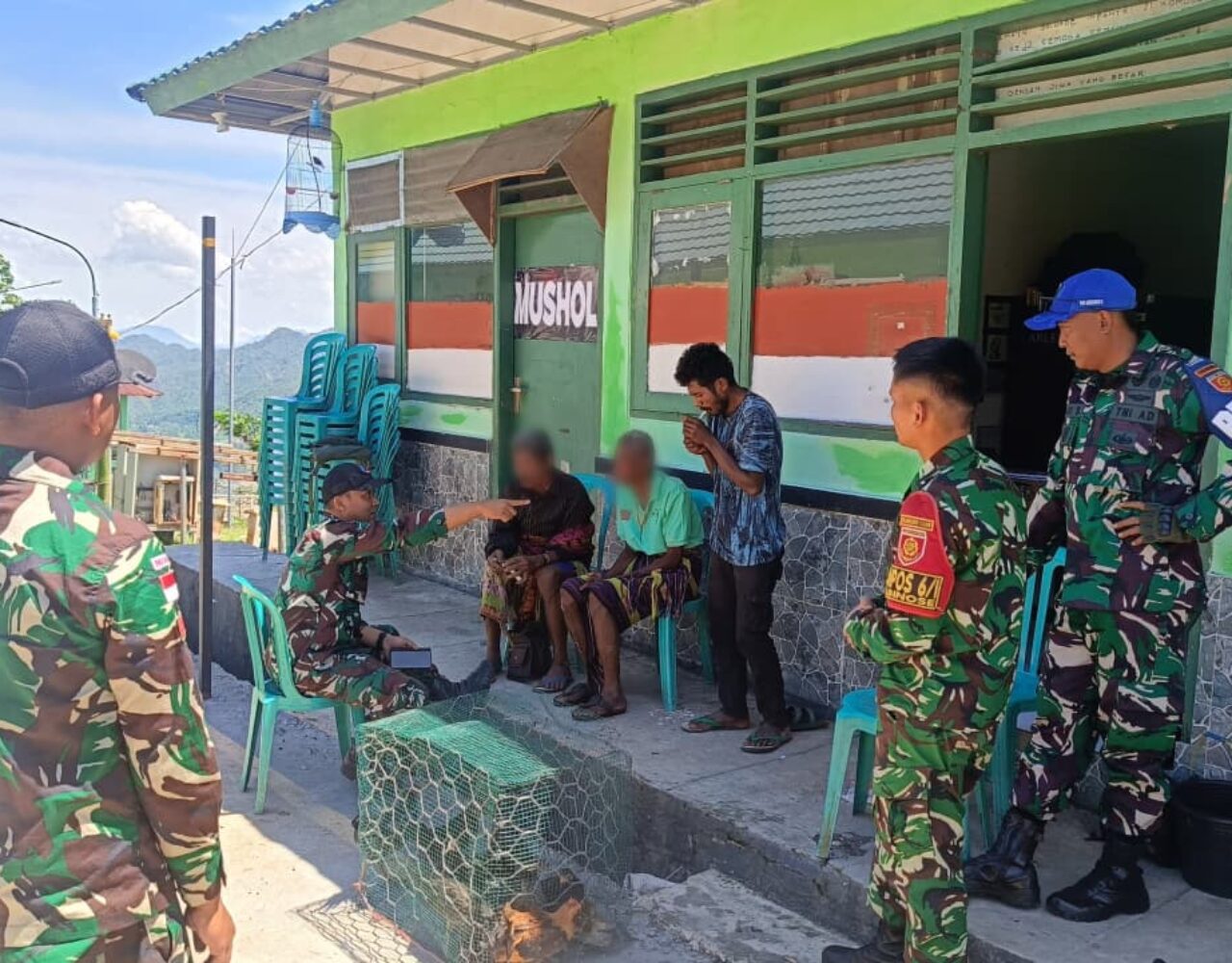 Cepat dan Tegas, Satgas Pamtas Yonarhanud 2 Kostrad Gagalkan Pelanggaran Keimigrasian dan Deportasi WNA Asal Timor Leste