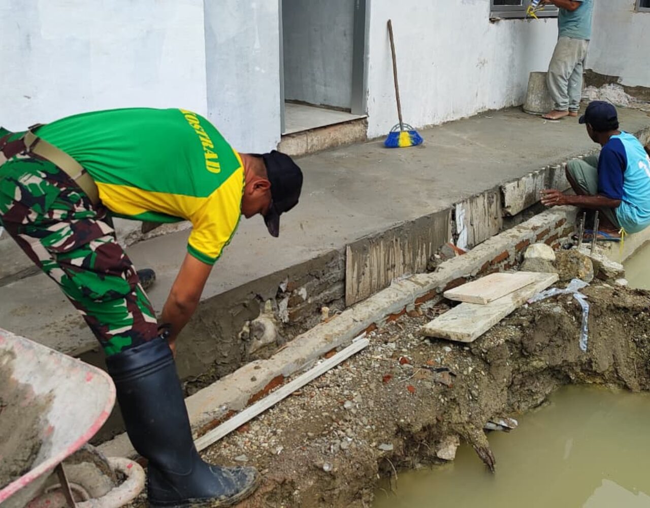 Dari Perbatasan untuk Kesehatan Warga, Pos Kewar Bangun Pustu