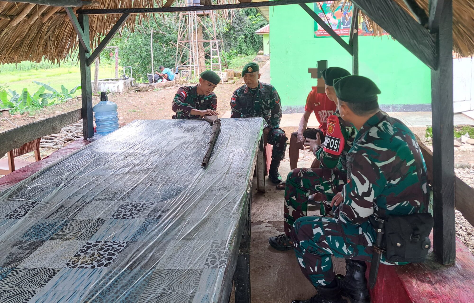 Melalui Pendekatan Teritorial, Yonarmed 12 Kostrad Wujudkan Perbatasan Aman dan Kondusif