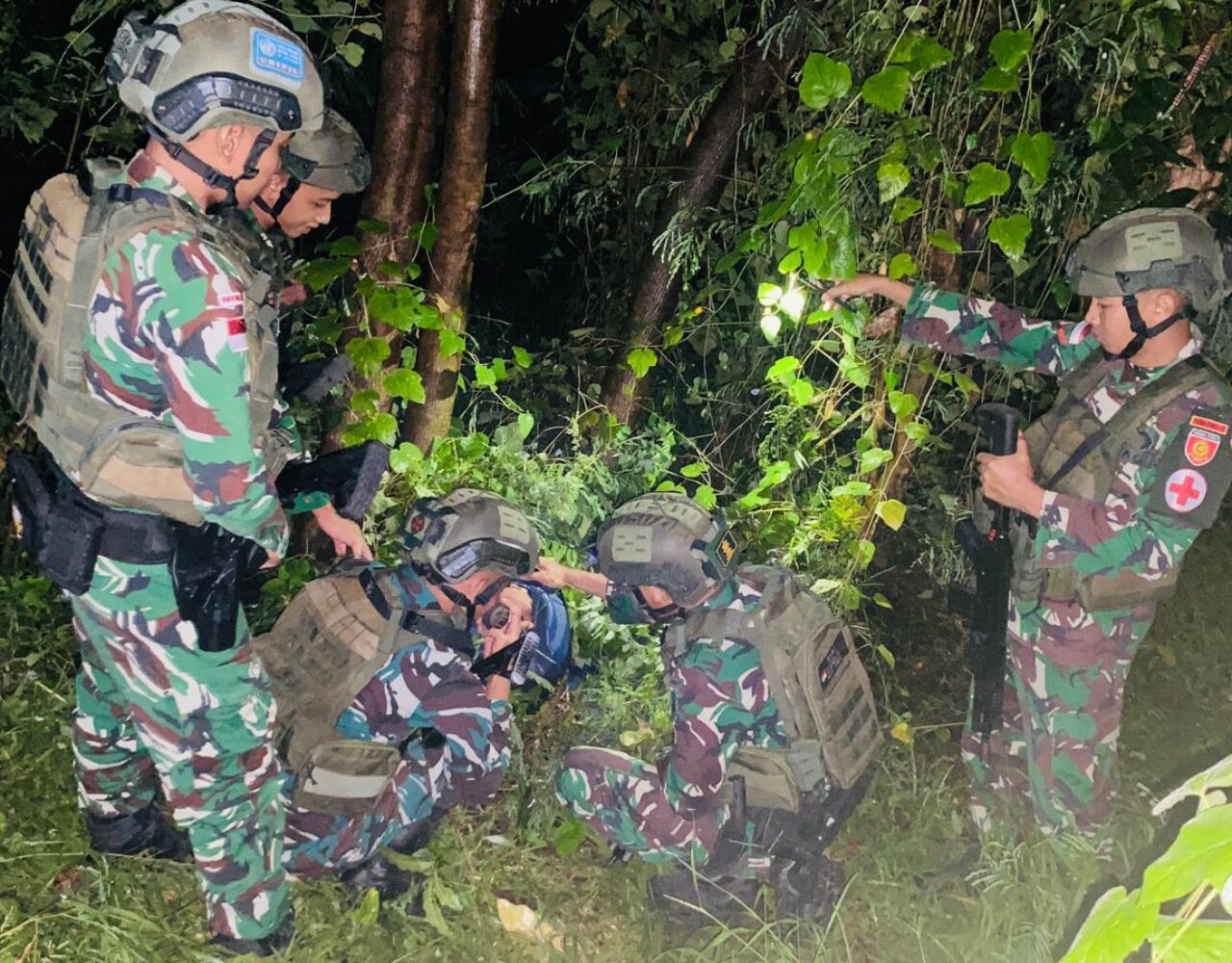 Yonarmed 12 Kostrad Jaga Perbatasan dari Aktivitas Penyelundupan Ilegal