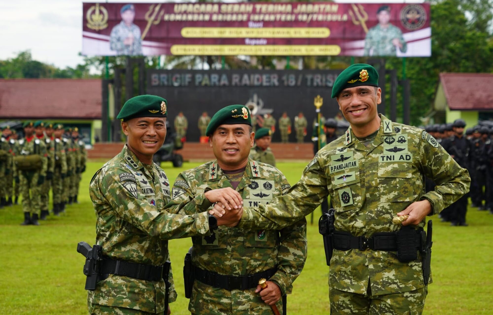 Pangdivif 2 Kostrad Pimpin Sertijab Danbrigif 18/Trisula