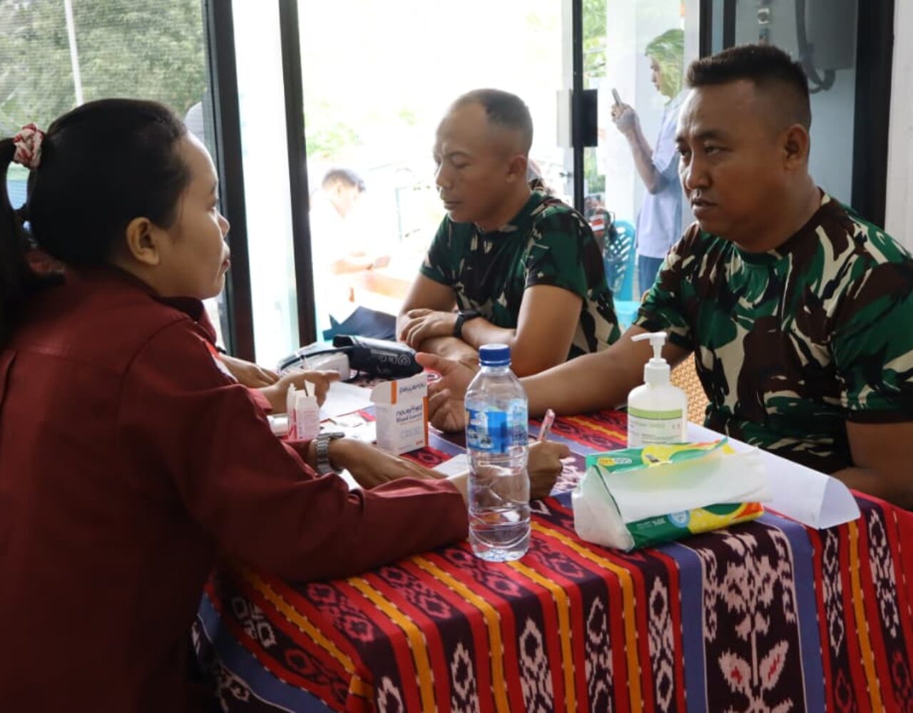 Yonarmed 12 Kostrad Hadir dalam Donor Darah BPOM untuk Indonesia Emas 2045