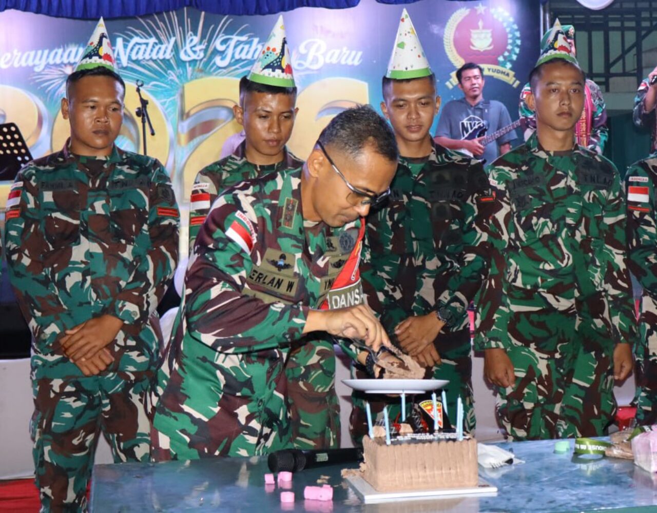 Dari Perbatasan untuk Negeri, Satgas Pamtas Gelar Perayaan Natal dan Tahun Baru 2026