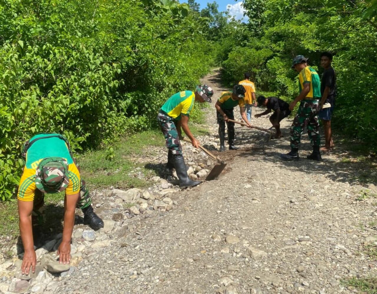 Satgas Pamtas RI–RDTL Sektor Timur Hadirkan Akses Perkebunan yang Lebih Layak