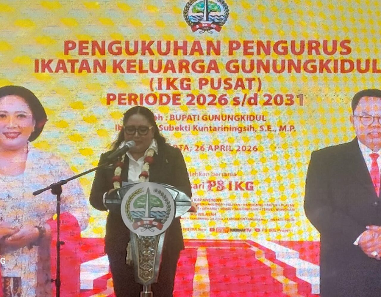 Pengukuhan Pengurus Ikatan Keluarga Gunungkidul Periode 2026–2031, Perkuat Peran Diaspora Gunungkidul untuk Pembangunan Daerah