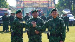 Serah Terima Tongkat Komando Danyonkes 2/YBH/2 Kostrad