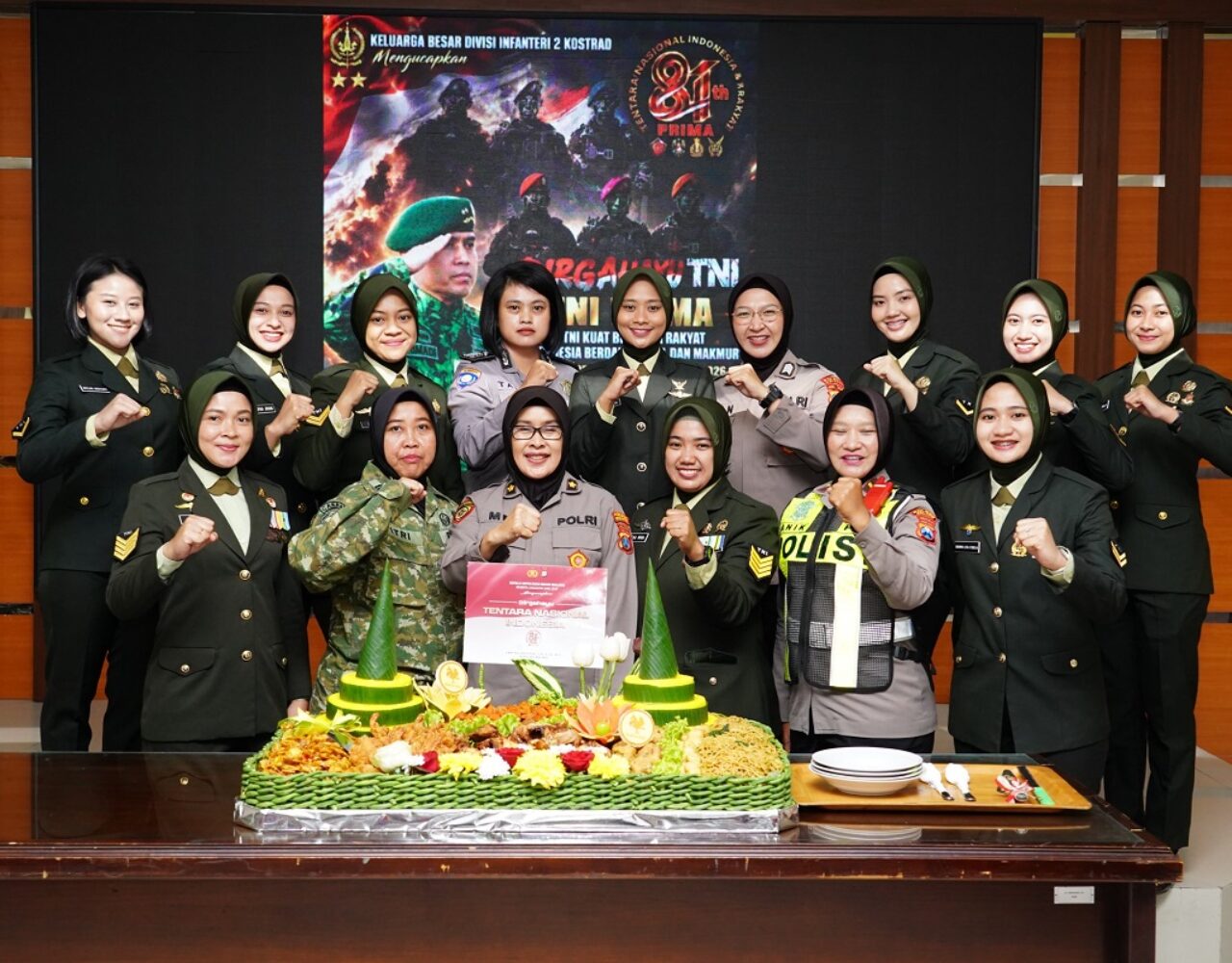 Peringatan HUT TNI 2026 di Madivif 2 Kostrad