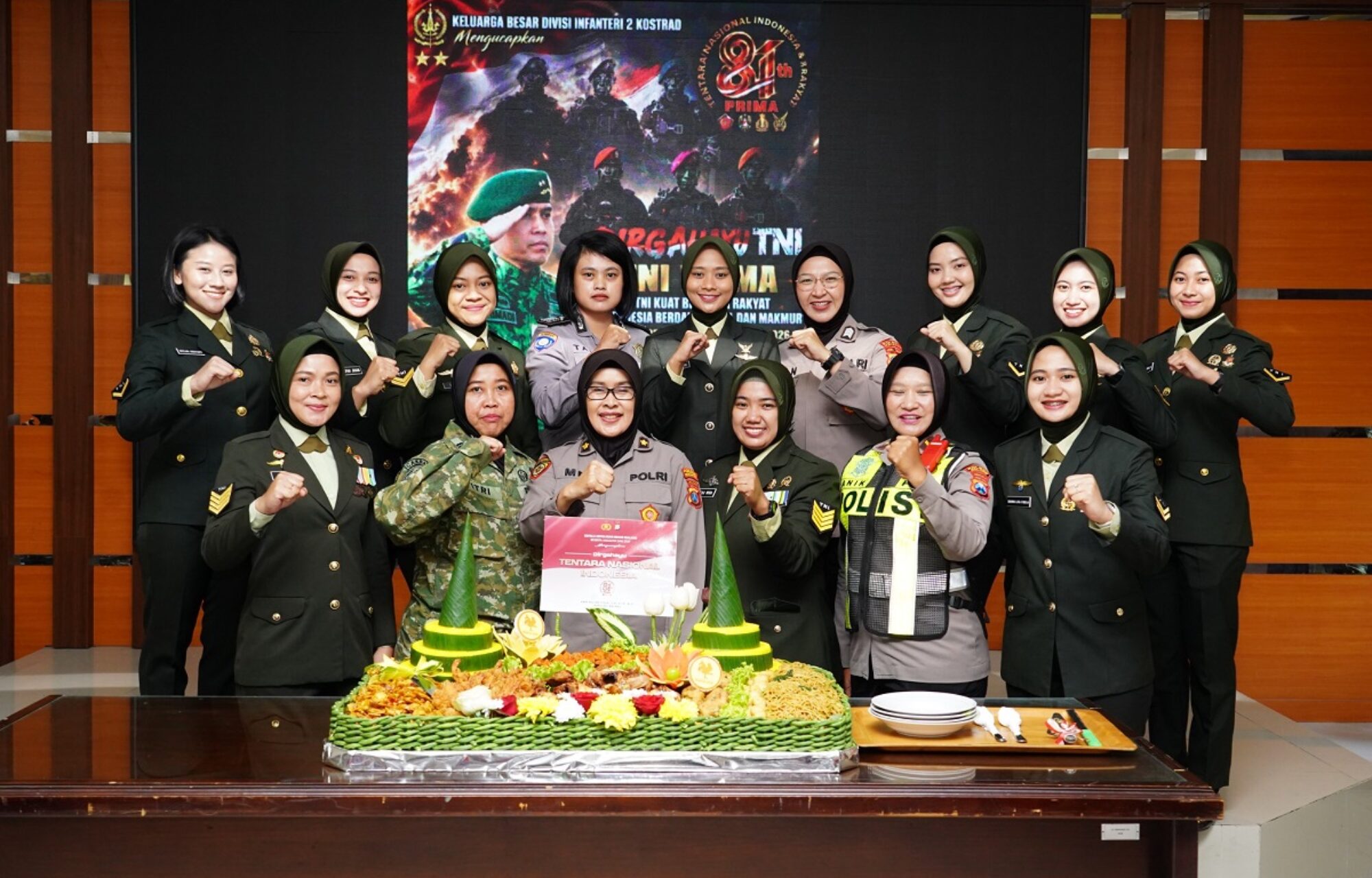 Peringatan HUT TNI 2026 di Madivif 2 Kostrad