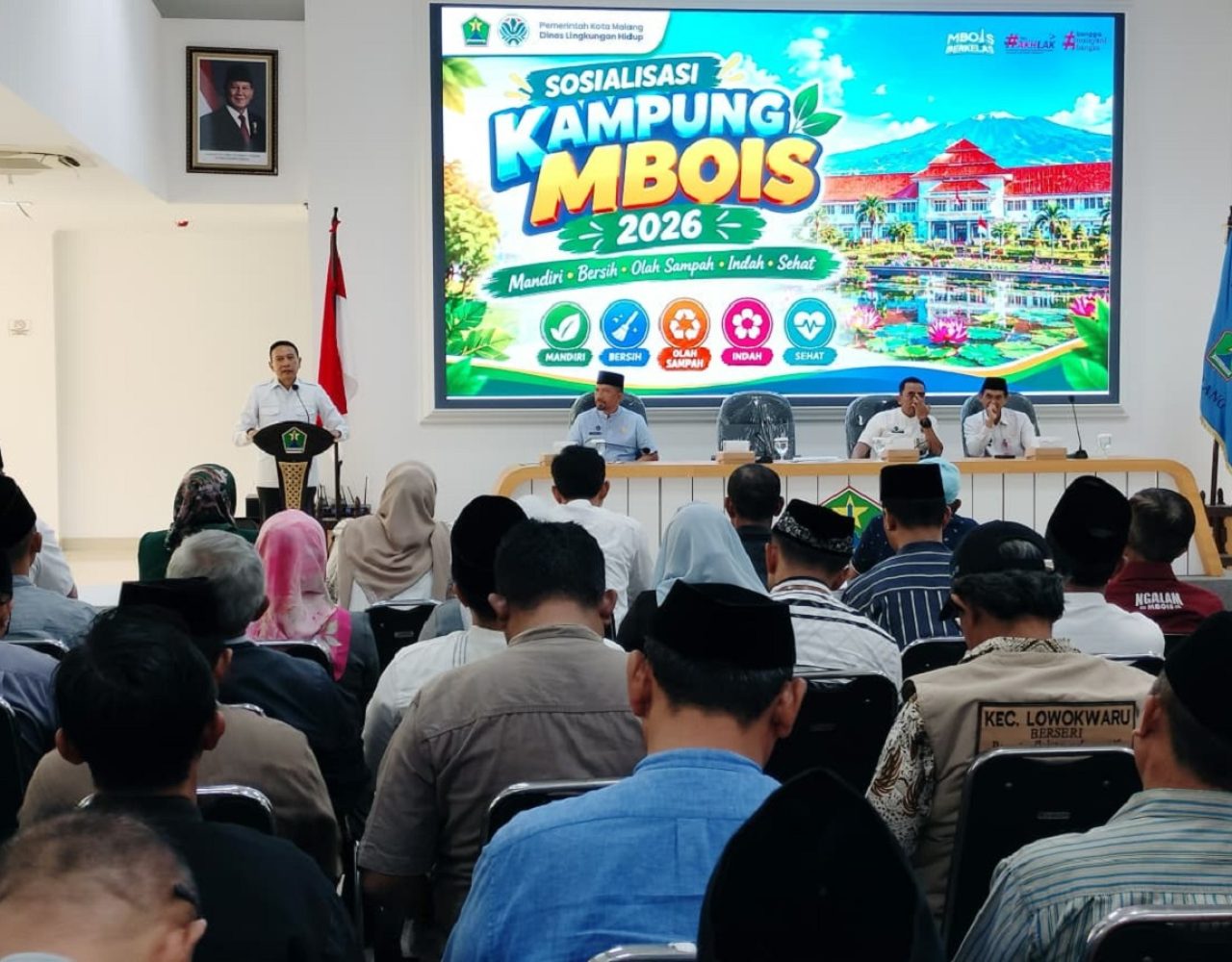 Dukung Ngalam Rijik Ngalam Seger dan Ngalam Tahes, DLH Kota Malang Gelar Lomba Kampung Mbois
